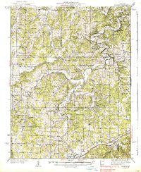 Redbird Missouri Historical topographic map, 1:62500 scale, 15 X 15 Minute, Year 1938
