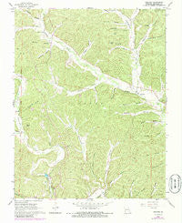 Redford Missouri Historical topographic map, 1:24000 scale, 7.5 X 7.5 Minute, Year 1968
