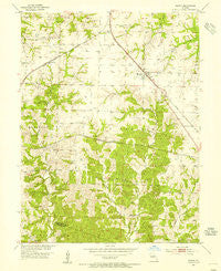 Renick Missouri Historical topographic map, 1:24000 scale, 7.5 X 7.5 Minute, Year 1953