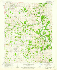 Republic Missouri Historical topographic map, 1:24000 scale, 7.5 X 7.5 Minute, Year 1960