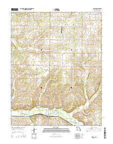 Rescue Missouri Current topographic map, 1:24000 scale, 7.5 X 7.5 Minute, Year 2015