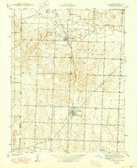Richards Missouri Historical topographic map, 1:24000 scale, 7.5 X 7.5 Minute, Year 1942