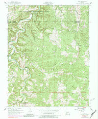 Roby Missouri Historical topographic map, 1:24000 scale, 7.5 X 7.5 Minute, Year 1954