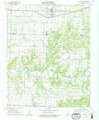 Rogersville Missouri Historical topographic map, 1:24000 scale, 7.5 X 7.5 Minute, Year 1970