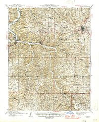 Rolla Missouri Historical topographic map, 1:62500 scale, 15 X 15 Minute, Year 1912