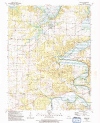 Roscoe Missouri Historical topographic map, 1:24000 scale, 7.5 X 7.5 Minute, Year 1991