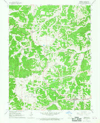 Rosebud Missouri Historical topographic map, 1:24000 scale, 7.5 X 7.5 Minute, Year 1965