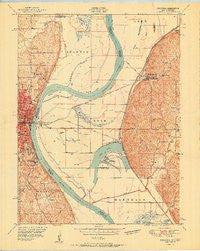 Rushville Kansas Historical topographic map, 1:24000 scale, 7.5 X 7.5 Minute, Year 1951