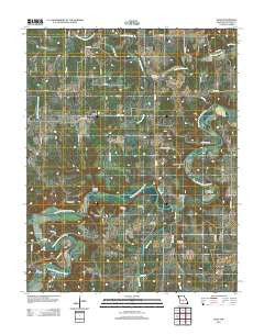Russ Missouri Historical topographic map, 1:24000 scale, 7.5 X 7.5 Minute, Year 2011