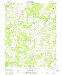 Safe Missouri Historical topographic map, 1:24000 scale, 7.5 X 7.5 Minute, Year 1962