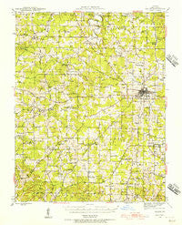 Salem Missouri Historical topographic map, 1:62500 scale, 15 X 15 Minute, Year 1941