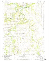 Santa Fe Missouri Historical topographic map, 1:24000 scale, 7.5 X 7.5 Minute, Year 1972