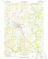 Savannah Missouri Historical topographic map, 1:24000 scale, 7.5 X 7.5 Minute, Year 1971