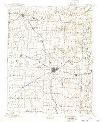 Sedalia Missouri Historical topographic map, 1:125000 scale, 30 X 30 Minute, Year 1894