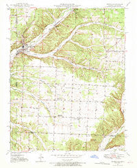 Seneca Missouri Historical topographic map, 1:24000 scale, 7.5 X 7.5 Minute, Year 1949