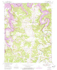 Sentinel Missouri Historical topographic map, 1:24000 scale, 7.5 X 7.5 Minute, Year 1949