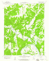 Shawnee Bend Missouri Historical topographic map, 1:24000 scale, 7.5 X 7.5 Minute, Year 1959