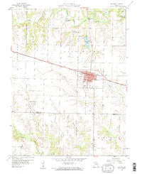 Shelbina Missouri Historical topographic map, 1:24000 scale, 7.5 X 7.5 Minute, Year 1959