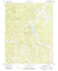 Shirley Missouri Historical topographic map, 1:24000 scale, 7.5 X 7.5 Minute, Year 1958