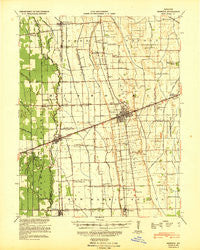 Sikeston Missouri Historical topographic map, 1:62500 scale, 15 X 15 Minute, Year 1939