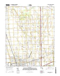 Sikeston North Missouri Current topographic map, 1:24000 scale, 7.5 X 7.5 Minute, Year 2015