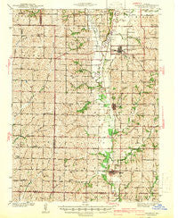 Skidmore Missouri Historical topographic map, 1:62500 scale, 15 X 15 Minute, Year 1942