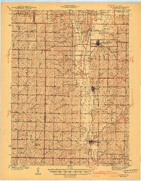 Skidmore Missouri Historical topographic map, 1:62500 scale, 15 X 15 Minute, Year 1942