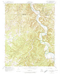 Slabtown Spring Missouri Historical topographic map, 1:24000 scale, 7.5 X 7.5 Minute, Year 1954