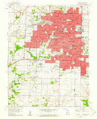 Springfield Missouri Historical topographic map, 1:24000 scale, 7.5 X 7.5 Minute, Year 1960