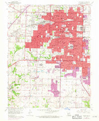Springfield Missouri Historical topographic map, 1:24000 scale, 7.5 X 7.5 Minute, Year 1960