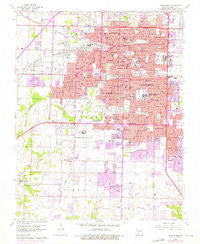 Springfield Missouri Historical topographic map, 1:24000 scale, 7.5 X 7.5 Minute, Year 1960
