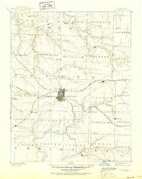 Springfield Missouri Historical topographic map, 1:125000 scale, 30 X 30 Minute, Year 1886