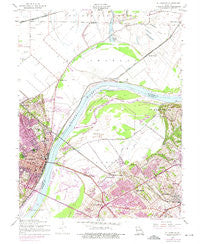 St. Charles Missouri Historical topographic map, 1:24000 scale, 7.5 X 7.5 Minute, Year 1954