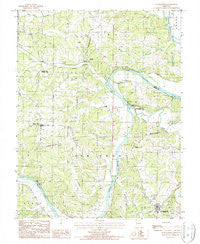 St. Elizabeth Missouri Historical topographic map, 1:24000 scale, 7.5 X 7.5 Minute, Year 1987