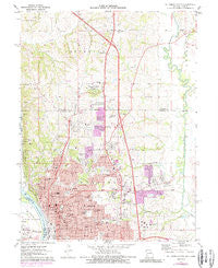 St. Joseph North Missouri Historical topographic map, 1:24000 scale, 7.5 X 7.5 Minute, Year 1971
