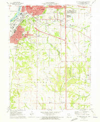 St. Joseph South Missouri Historical topographic map, 1:24000 scale, 7.5 X 7.5 Minute, Year 1971