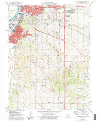 St. Joseph South Missouri Historical topographic map, 1:24000 scale, 7.5 X 7.5 Minute, Year 1971