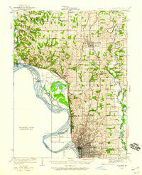 St. Joseph Missouri Historical topographic map, 1:62500 scale, 15 X 15 Minute, Year 1924