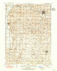 Stanberry Missouri Historical topographic map, 1:62500 scale, 15 X 15 Minute, Year 1939