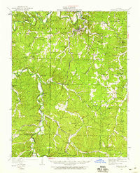 Steelville Missouri Historical topographic map, 1:62500 scale, 15 X 15 Minute, Year 1949