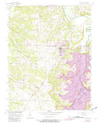 Stockton Missouri Historical topographic map, 1:24000 scale, 7.5 X 7.5 Minute, Year 1956