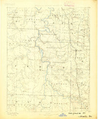 Stockton Missouri Historical topographic map, 1:125000 scale, 30 X 30 Minute, Year 1886