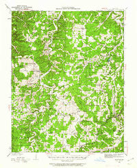 Stoutland Missouri Historical topographic map, 1:62500 scale, 15 X 15 Minute, Year 1933