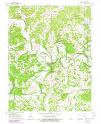 Strain Missouri Historical topographic map, 1:24000 scale, 7.5 X 7.5 Minute, Year 1966