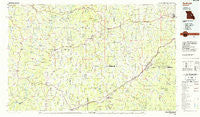 Sullivan Missouri Historical topographic map, 1:100000 scale, 30 X 60 Minute, Year 1985