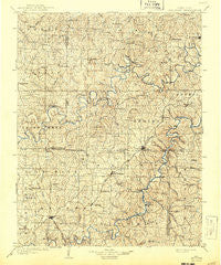 Sullivan Missouri Historical topographic map, 1:125000 scale, 30 X 30 Minute, Year 1903