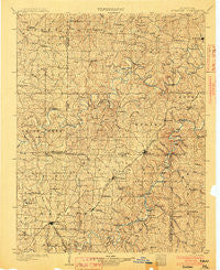 Sullivan Missouri Historical topographic map, 1:125000 scale, 30 X 30 Minute, Year 1903