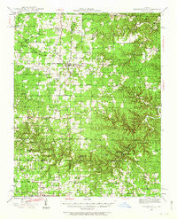 Summersville Missouri Historical topographic map, 1:62500 scale, 15 X 15 Minute, Year 1946