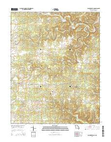 Summersville NE Missouri Current topographic map, 1:24000 scale, 7.5 X 7.5 Minute, Year 2015
