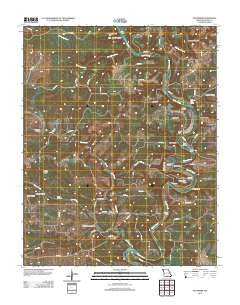 Sycamore Missouri Historical topographic map, 1:24000 scale, 7.5 X 7.5 Minute, Year 2012